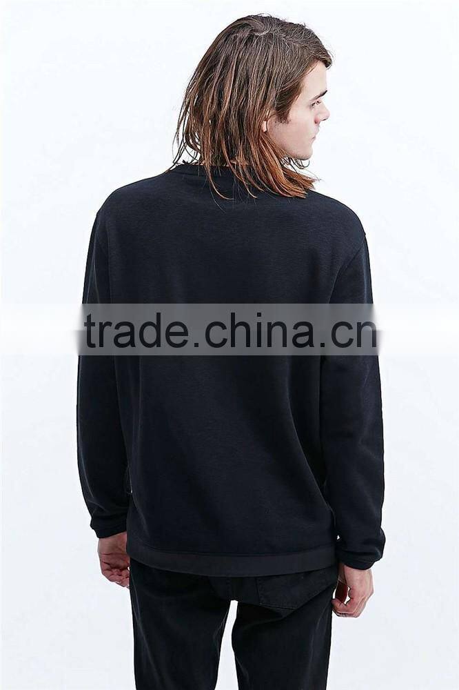 OEM winter chest zipper pocket hoodies mens hoodie wholesale