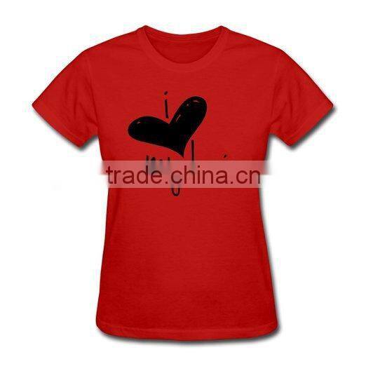 2017 ladies custom t shirt printing women