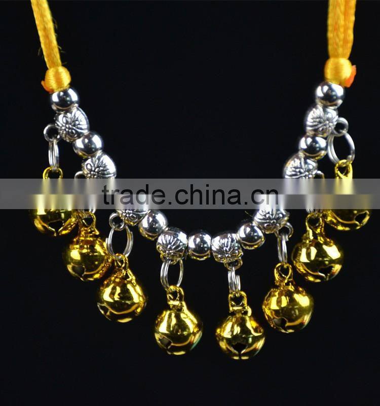 RH1909H 2017 Hot selling Handmade Pet woven collar cat collars with bell