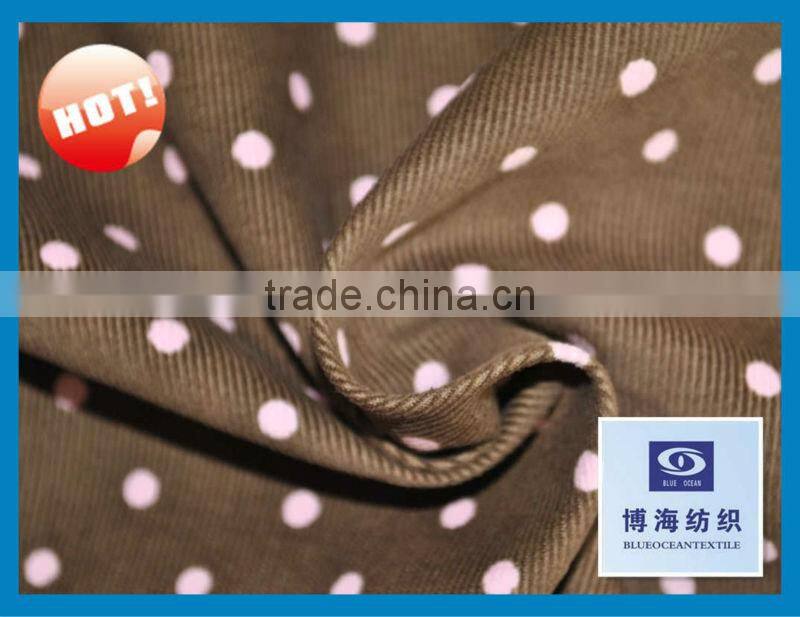 2014Cotton Corduroy fabric from china huzhou manufactory