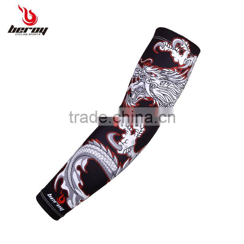 Beroy Compression Arm Sleeves , Custom Sublimation Blank Cycling Arm Warmer