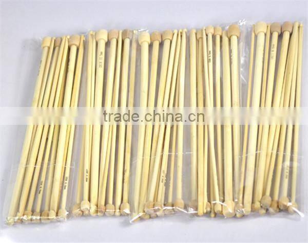 High Quality 9 Sizes Bamboo Afghan Tunisian Sewing Crochet Hooks Needles