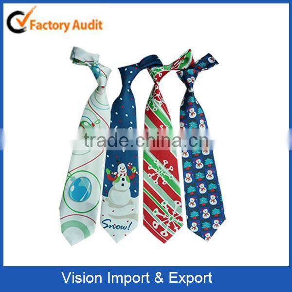 Festival items party cosmetics Chirstmas necktie colorful tie