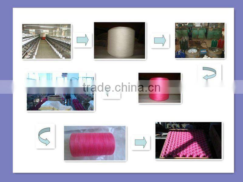 Mercerized crochet cotton prewound bobbin thread