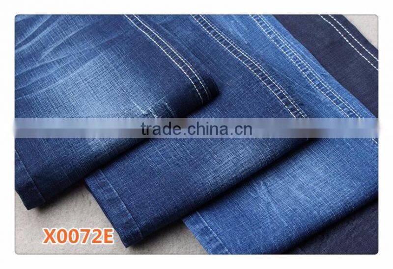 X0072E crosshatch light denim fabric for men jeans