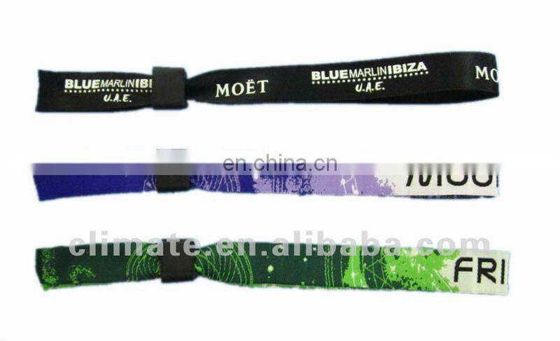 Festival wristband,woven wristband,label wristband,polyester wristband