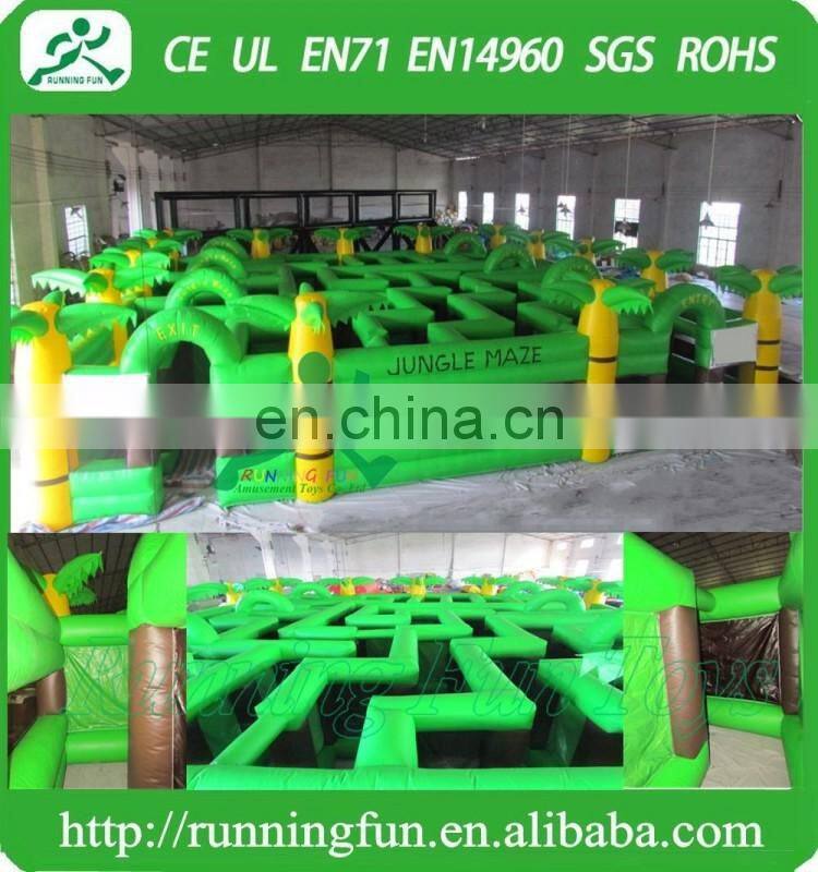 Inflatable obstacle course inflatable maze, infltable maze game