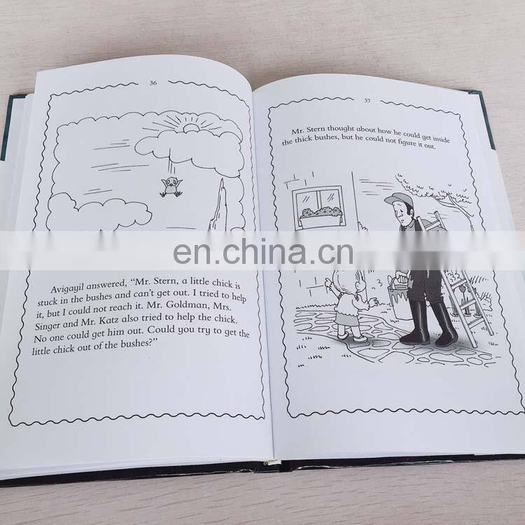 Hot sale china A4/A3/A5 cheap custom hardcover story book for children reading