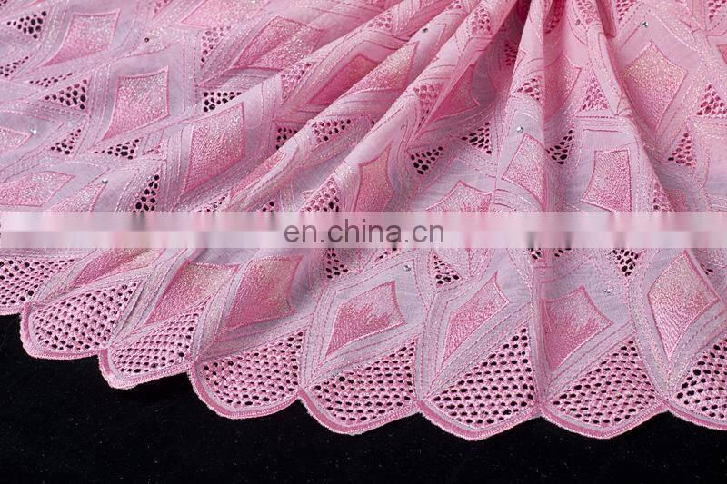 wholesale baby pink african dry lace fabric