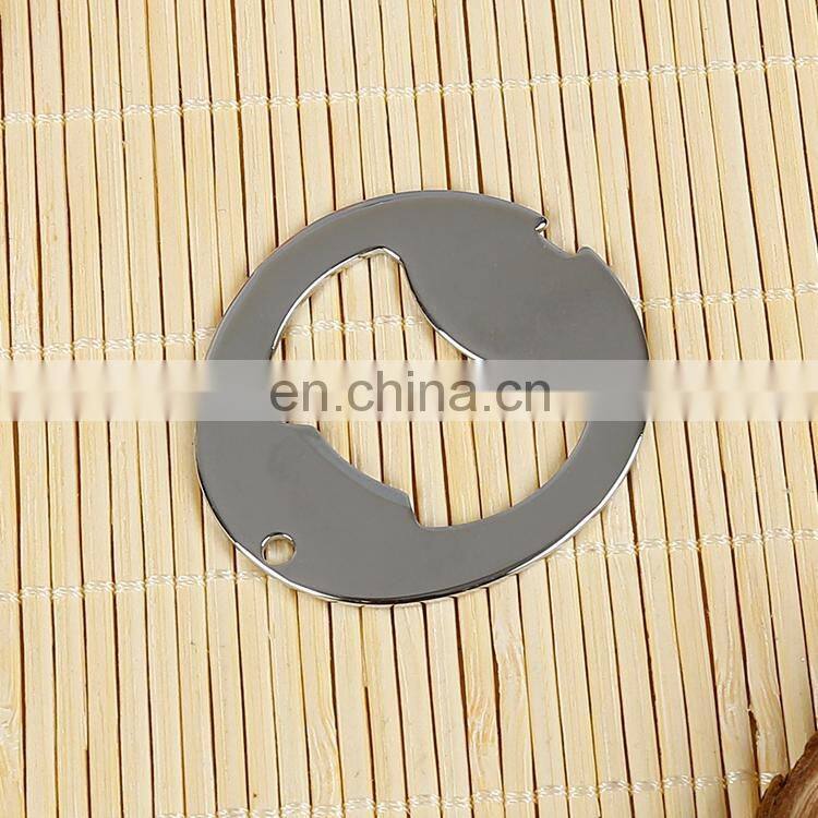 Cheap items to sell meal bottle opener key chain ring for promotion