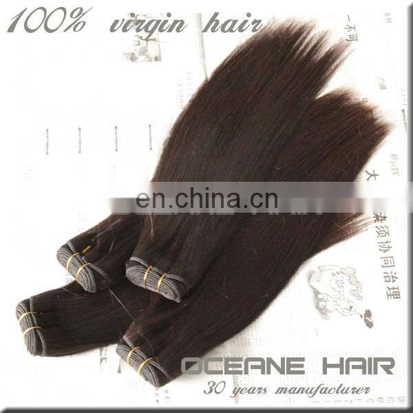 Import factory price first quality hair weaving weft brazilian hair weft hair extensions