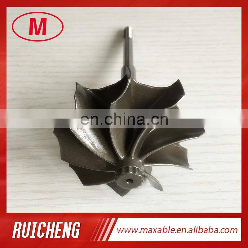 TD06HR reverse 9 blades 58.8/67.2mm journal bearing turbo turbine shaft wheel