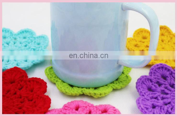 crochet placemat cotton coaster