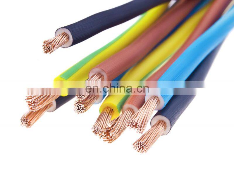 Best price PVC Cover Stranded /Flex Copper ininsulated electric conductor for home
