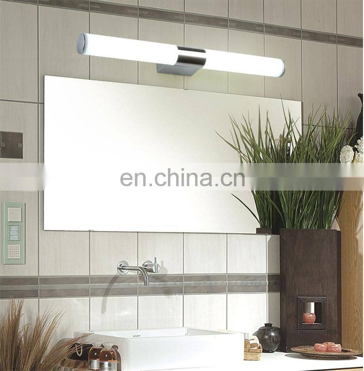 Simple design color-changing acrylic led bathroom mirror light