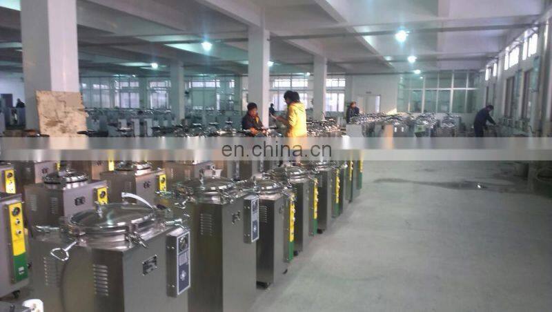 High efficiency easy operation 75L steam sterilizer autoclave with stainless steel structure