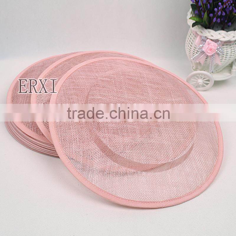 Wholesale Aliaba China Manufacture 31cm Red Sinamay Hat Fascinator Base