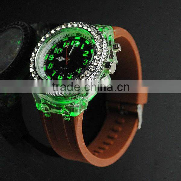 charming lovely watch with flashing light