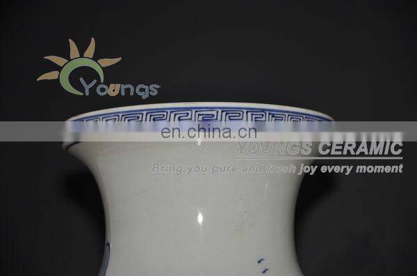 Antique Qing Imitation Chinese Large Porcelain Vases