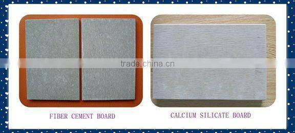 Good heat insulation & heat preservation performance,standard size and uniformmity thinkness Fiber Cement Board