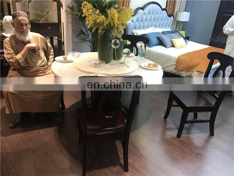 New arrival high quality wood royal antique sofa set furniture pure leather living room sofas