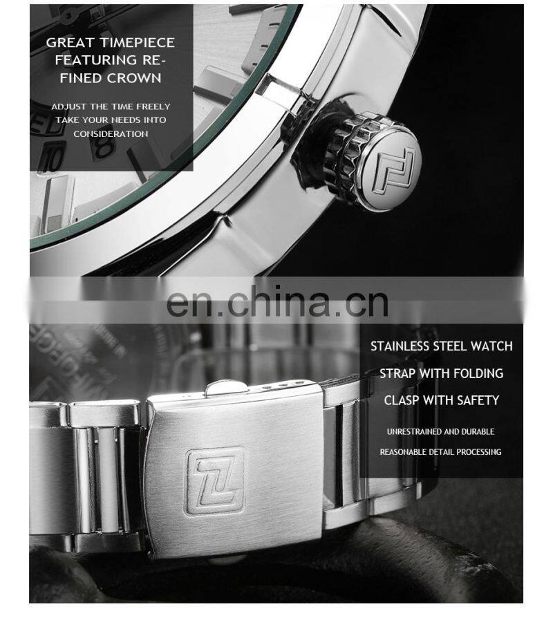 Naviforce 9038 Men Quartz Watches Luxury Sport Waterproof Watches Men's Stainless Steel Wristwatches