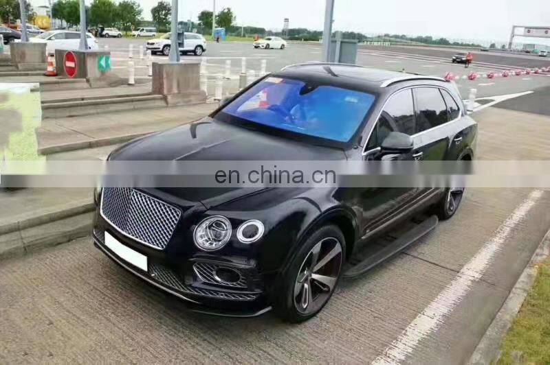 Runde Car Modification Limited Edition Body Kits For Bentley Bentayga W12 Carbon Fiber Front Rear Bumper Lip Side Skirt