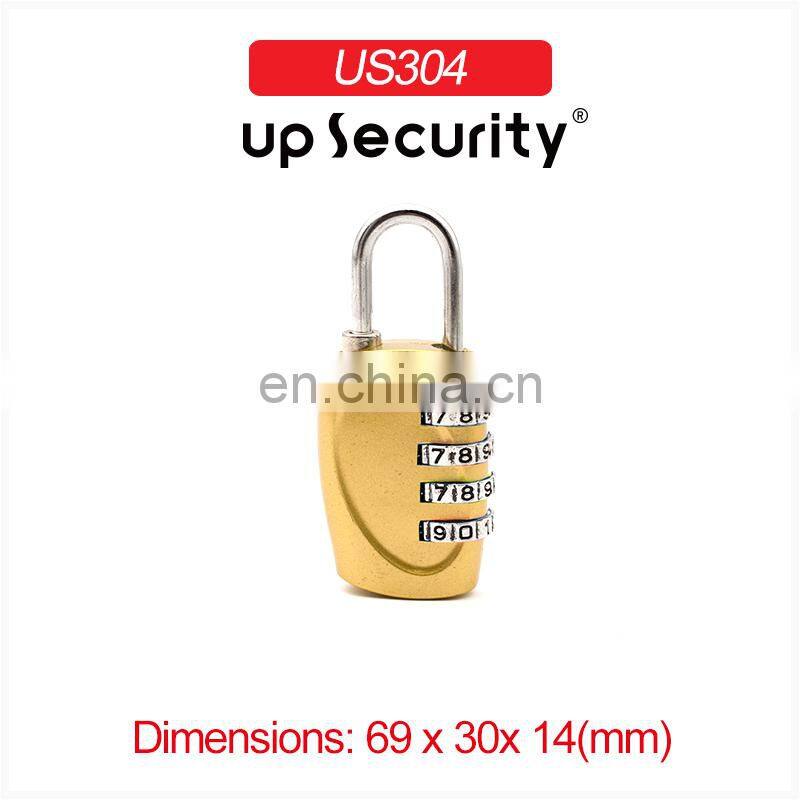 Factory produce Amazon hot selling GYM Locks 4 digit briefcase combination lock Luggage