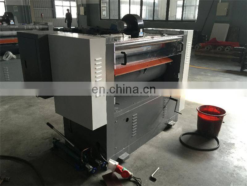 MYW920 Reliable Manual CIGARETTE BOX Embossing Machine, paper POKER CARDS sheet graining equipment machinery
