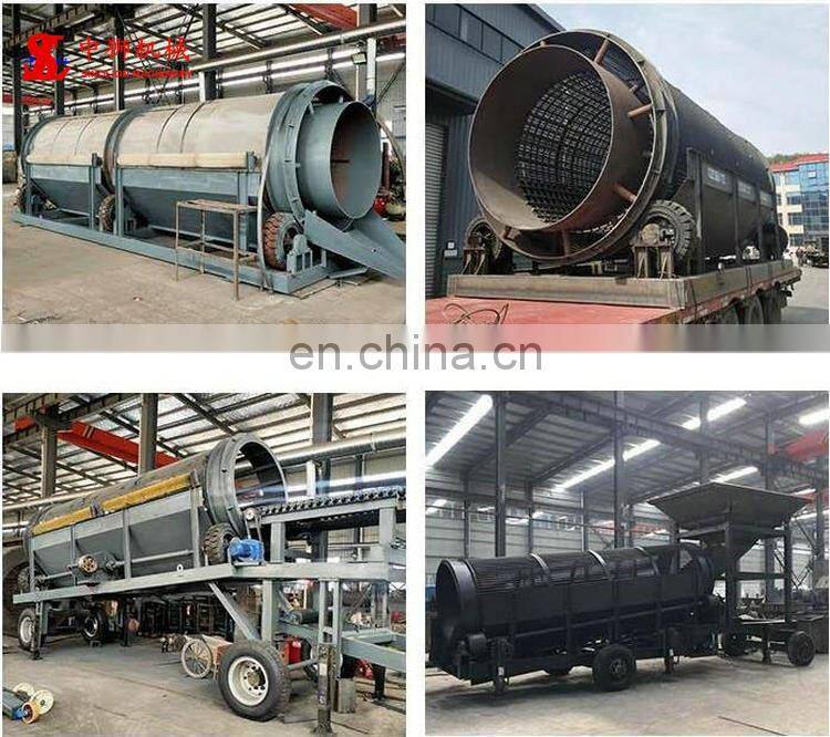 Best construction demolition waste drum screener for municipal waste