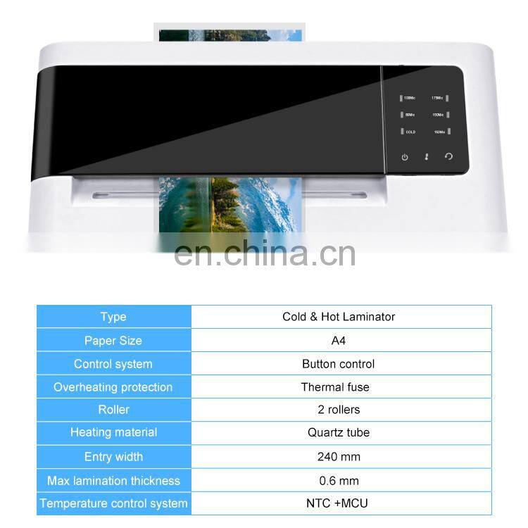 Factory Direct Sale Automatic Fast Warm-Up Paper Cold And Hot Laminating Machine