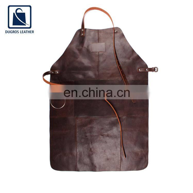 Leading Exporter of Household Kitchen Cooking BBQ Leather Apron