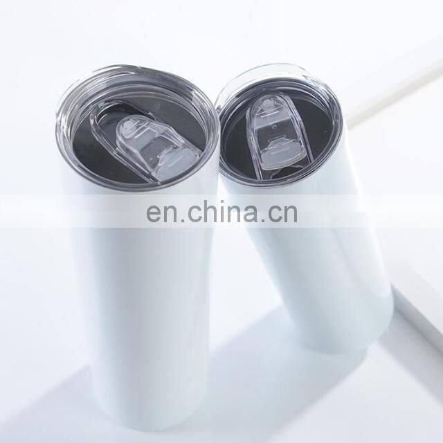 Travel Skinny 20 oz Double Wall 20oz Skinny Tumbler Diy Sublimation Blanks