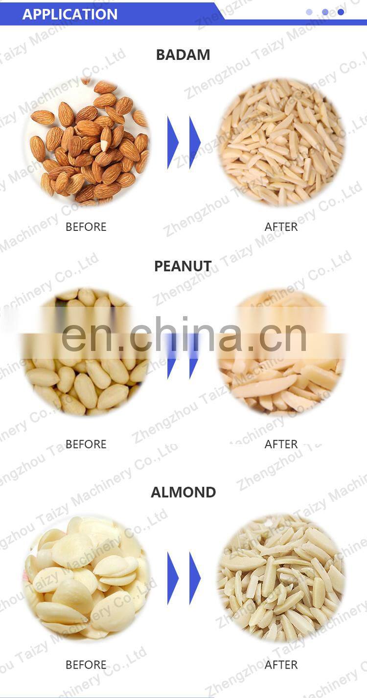 Almond Strip Slicer Strip Cutting Nut mincing cashew nut chopping Machine