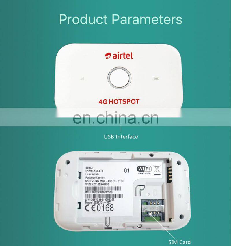 ALLINGE SDS998 E5573 E5573Cs-609 LTE FDD 150Mbps 4G Pocket WiFi Router Modem