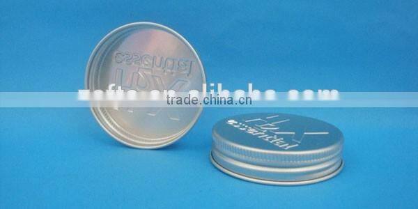 D81.5*13MM aluminum cap/ nature color dried tea metal screw cap/ aluminum cap for PET bottle