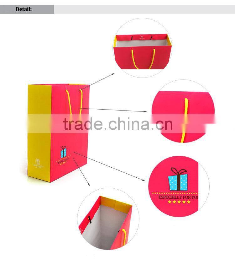 Custom printed cheap buy recyclable shopping paper bag