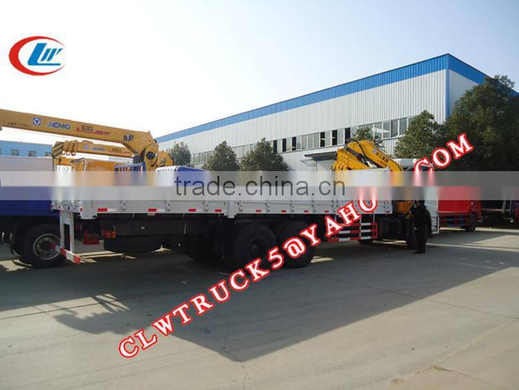 2015 Dongfeng 6x4 Tianlong 10 ton truck crane,crane truck china factory