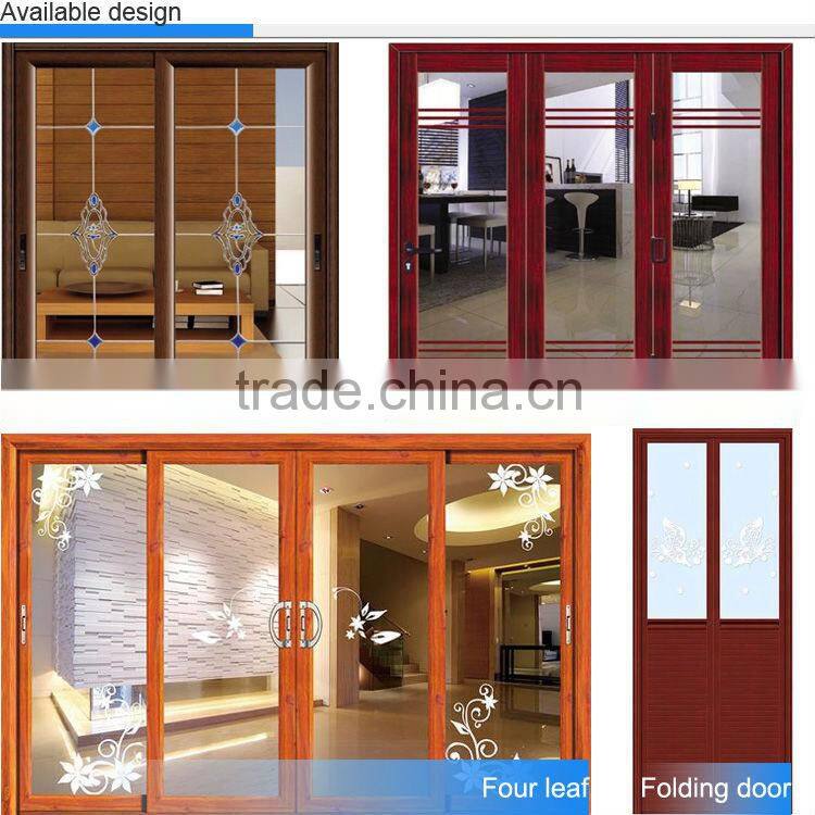 BG-AW9143 aluminum frame glass double entry door