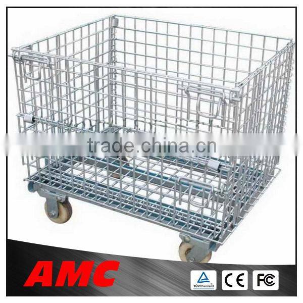 Collapsible Warehouse Steel Wire Pallet Cage