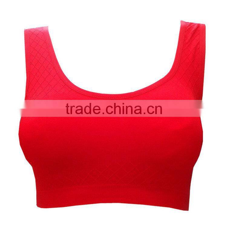 0.92USD M-XXXL Sports Bra For High Quality Big Size Push Up Cotton Sports Bras/Underwear (gdydwx003)