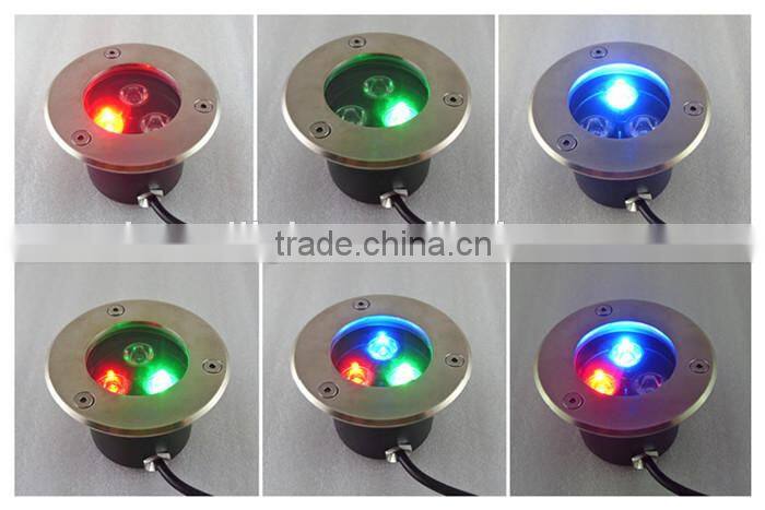230*230mm square led underground light Waterproof IP67 RGB LED Underground Light 16w