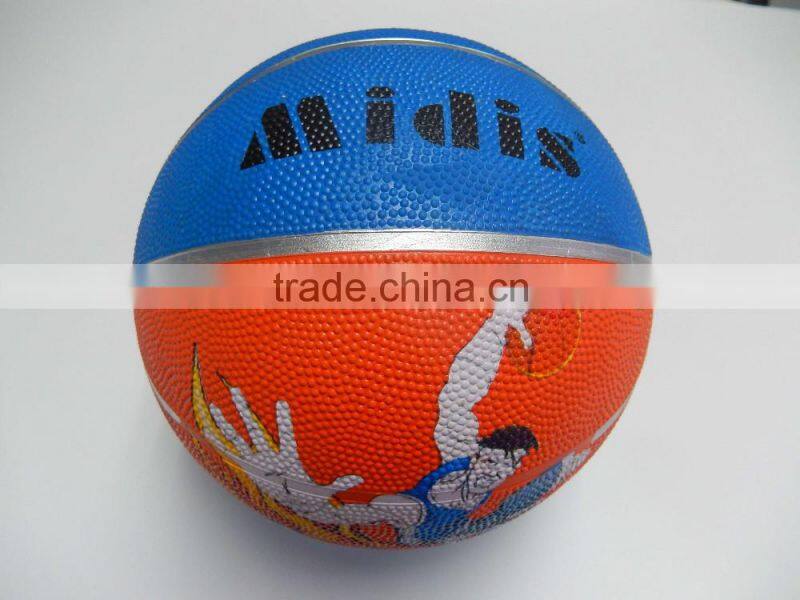 Rubber basketball size 7