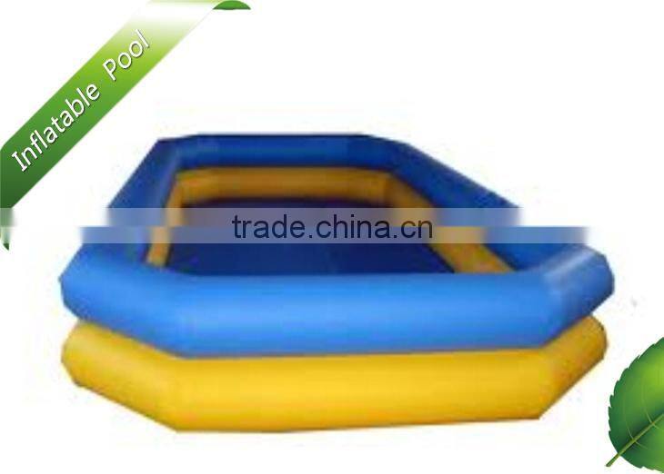 PVC summer double layer inflatable pool kids on sale
