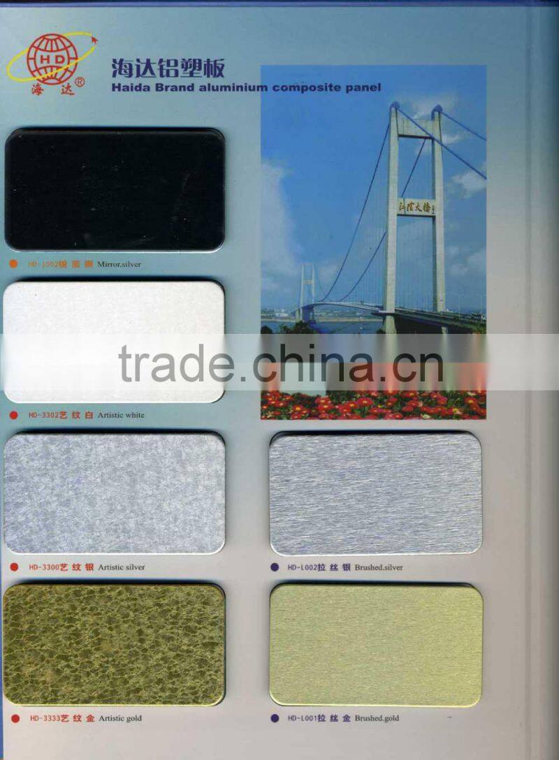 3mm/4mm brushed aluminum interior wall panels/ aluminum composite panels (ACP ) factory