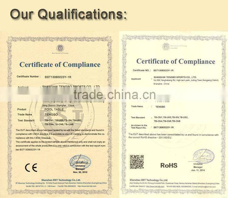 2015 brand new 6th Generation cheap out door pool table