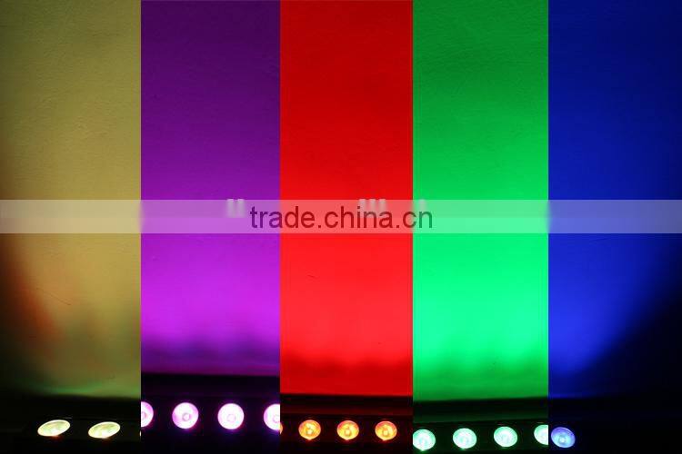 Hot sale 12pcs 4 in 1 RGBW rechargeable wall light