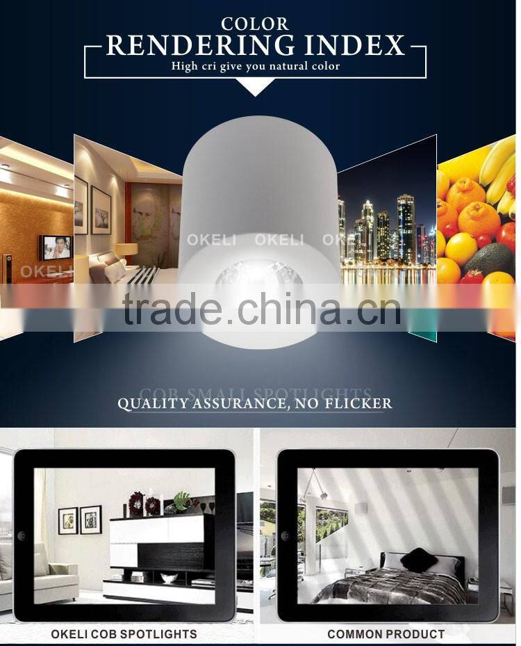 Driver inside square 1w LED light,mini led spotlight