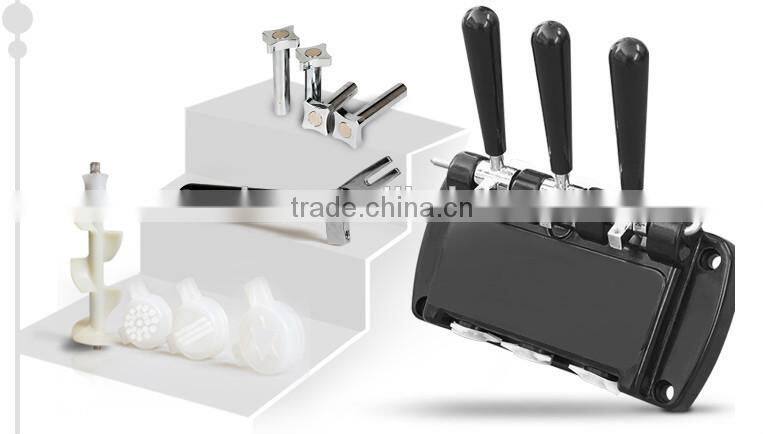 2015 New type soft ice cream maker with cone tray