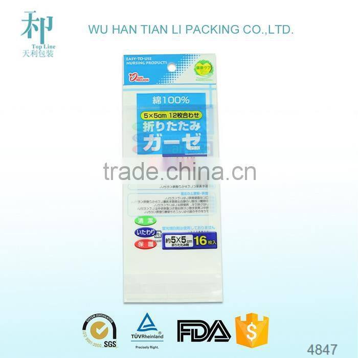 pe/opp plastic poly bag with self adhesive